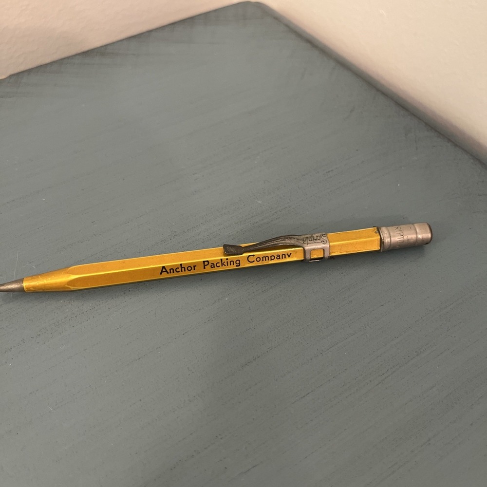 Vintage Scripto Mechanical Pencil No. 4-47  Anchor Packing Co Made Atlanta, USA